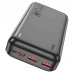 Power Bank Hoco J101A Astute 20000mAh με 2 USB & USB-C και LED Οθόνη Μαύρο
